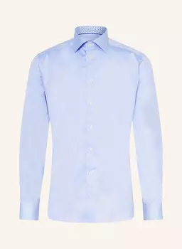 Рубашка облегающего кроя Eton, голубой