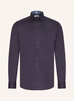 Рубашка облегающего кроя Eton, синий