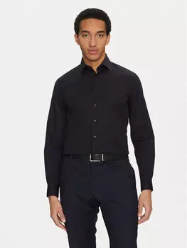 Рубашка облегающего кроя K10K109509 Calvin Klein, синий