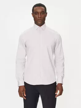 Рубашка облегающего кроя K10K114298 Calvin Klein, фиолетовый