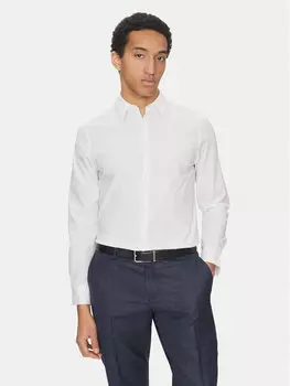 Рубашка облегающего кроя LV04LB145G Calvin Klein, белый