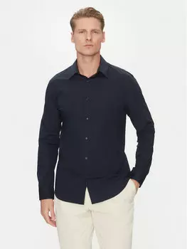 Рубашка облегающего кроя LV04LB145G Calvin Klein, синий