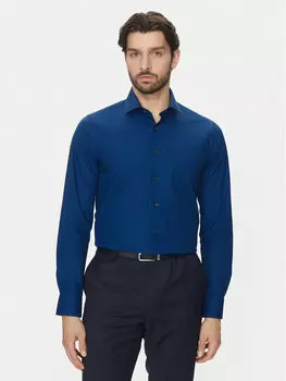 Рубашка облегающего кроя MK0DS01291 Michael Kors, синий