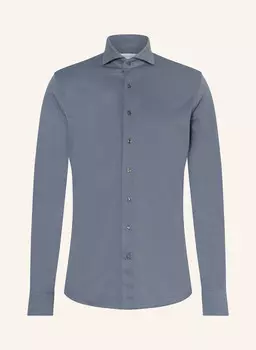 Рубашка облегающего кроя Profuomo, серый