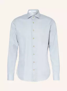 Рубашка облегающего кроя Profuomo, зеленый