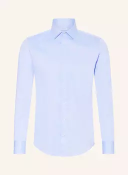 Рубашка облегающего кроя Seidensticker, голубой