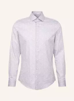 Рубашка облегающего кроя Seidensticker, серый