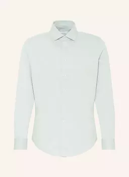 Рубашка облегающего кроя Seidensticker, зеленый