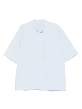 Рубашка обтекаемой формы Homme Pliss Issey Miyake, синий