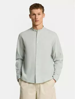 Рубашка обычного кроя 16079054 Selected Homme, зеленый