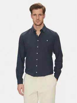 Рубашка обычного кроя 20717859 Blend, синий