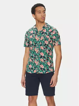 Рубашка обычного кроя 20718226 Blend, зеленый