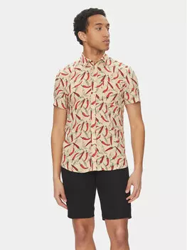 Рубашка обычного кроя 20718428 Blend, бежевый