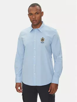 Рубашка обычного кроя 251CA1261CT3288 Aeronautica Militare, голубой