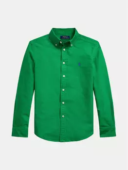 Рубашка обычного кроя 323858909018 Polo Ralph Lauren, зеленый