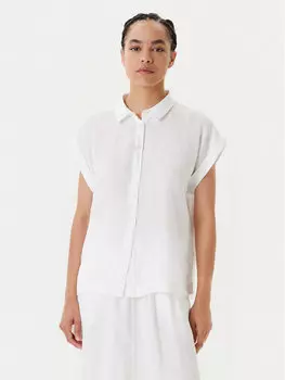 Рубашка обычного кроя 5BMLDQ06V United Colors Of Benetton, белый