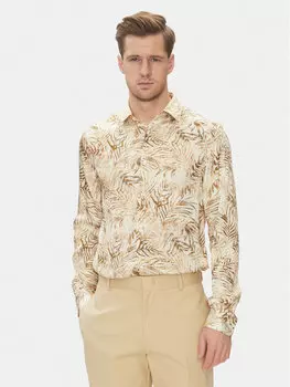 Рубашка обычного кроя 5GHH21 4467Z Marciano Guess, бежевый