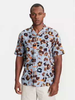 Рубашка обычного кроя 5HPWUQ05B United Colors Of Benetton, синий