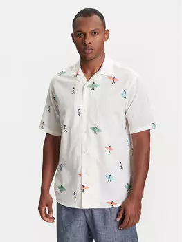 Рубашка обычного кроя 5HPWUQ05B United Colors Of Benetton, бежевый