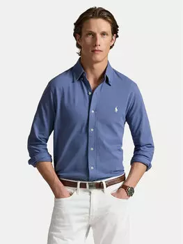 Рубашка обычного кроя 710654408143 Polo Ralph Lauren, синий