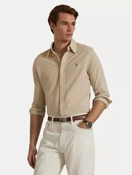 Рубашка обычного кроя 710979488004 Polo Ralph Lauren, бежевый