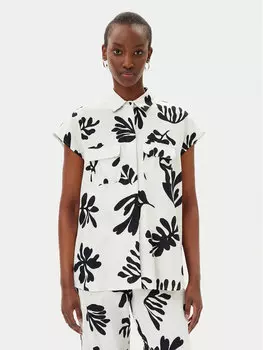 Рубашка обычного кроя Addotto 2513111142200 Marella, белый