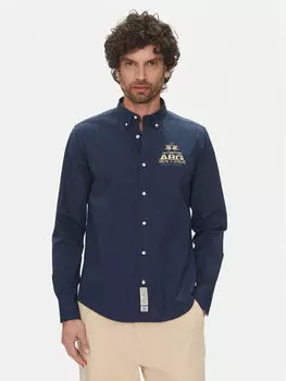 Рубашка обычного кроя Alfred MAC601 PP483 La Martina, синий