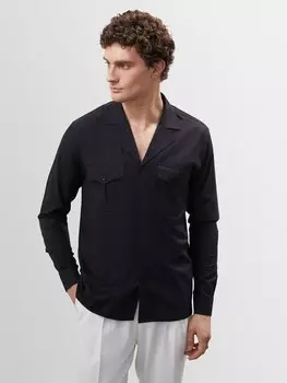 Рубашка обычного кроя Antioch, черный