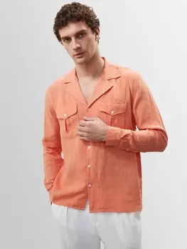 Рубашка обычного кроя Antioch, оранжевый