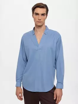 Рубашка обычного кроя Antioch, синий