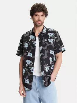 Рубашка обычного кроя Apero Classic Ss EQYWT04605 Quiksilver, черный