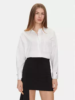 Рубашка обычного кроя CA-092-51E2-V380 Elisabetta Franchi, белый