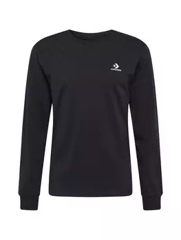 Рубашка обычного кроя CONVERSE, черный