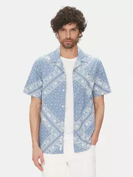 Рубашка обычного кроя DM0DM20888 Tommy Jeans, голубой