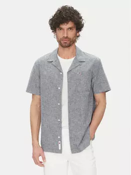 Рубашка обычного кроя DM0DM20895 Tommy Jeans, синий