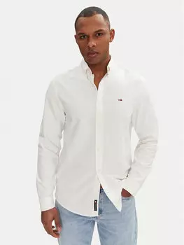 Рубашка обычного кроя DM0DM21298 Tommy Jeans, белый