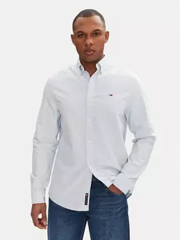 Рубашка обычного кроя DM0DM21298 Tommy Jeans, голубой
