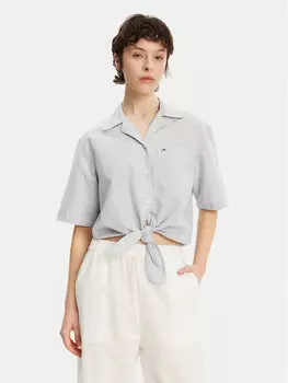 Рубашка обычного кроя DW0DW20286 Tommy Jeans, синий