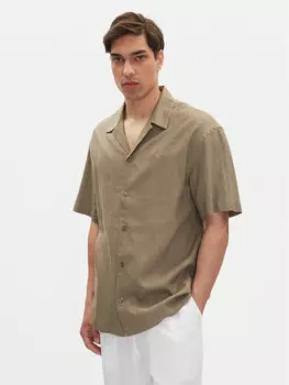 Рубашка обычного кроя EM000593 AF12356 U6189 Emporio Armani, коричневый