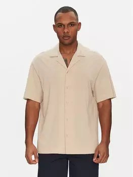 Рубашка обычного кроя EM000593 AF14107 U6213 Emporio Armani Underwear, бежевый