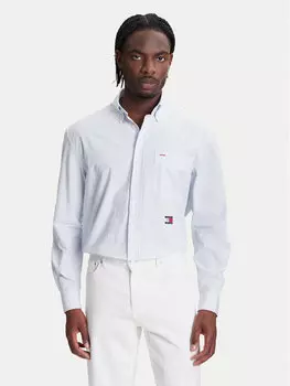Рубашка обычного кроя F1 Movie Bengal MW0MW41382 Tommy Hilfiger, голубой