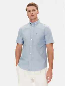 Рубашка обычного кроя Heritage MW0MW36272 Tommy Hilfiger, голубой