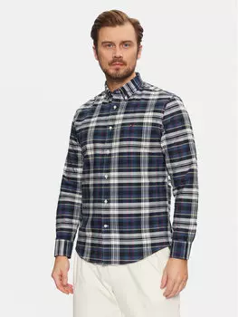 Рубашка обычного кроя Heritage MW0MW37566 Tommy Hilfiger, синий