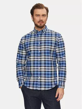 Рубашка обычного кроя Heritage MW0MW37566 Tommy Hilfiger, синий