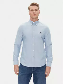 Рубашка обычного кроя Heritage MW0MW39235 Tommy Hilfiger, голубой