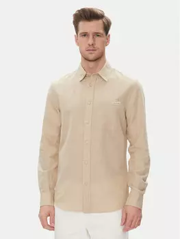 Рубашка обычного кроя J30J327295 Calvin Klein Jeans, бежевый