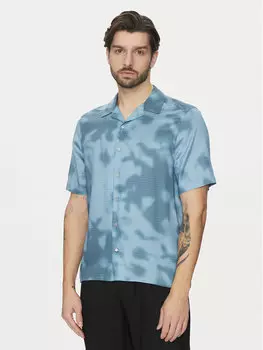 Рубашка обычного кроя K10K114190 Calvin Klein, синий