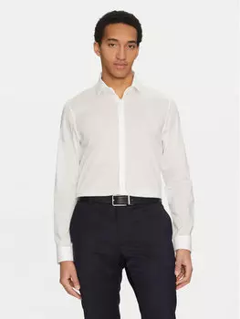 Рубашка обычного кроя K10K114356 Calvin Klein, белый