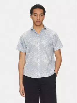 Рубашка обычного кроя M5GH16 WH8R1 Guess Jeans, синий