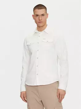 Рубашка обычного кроя M5GH55 D5NW1 Guess Jeans, белый